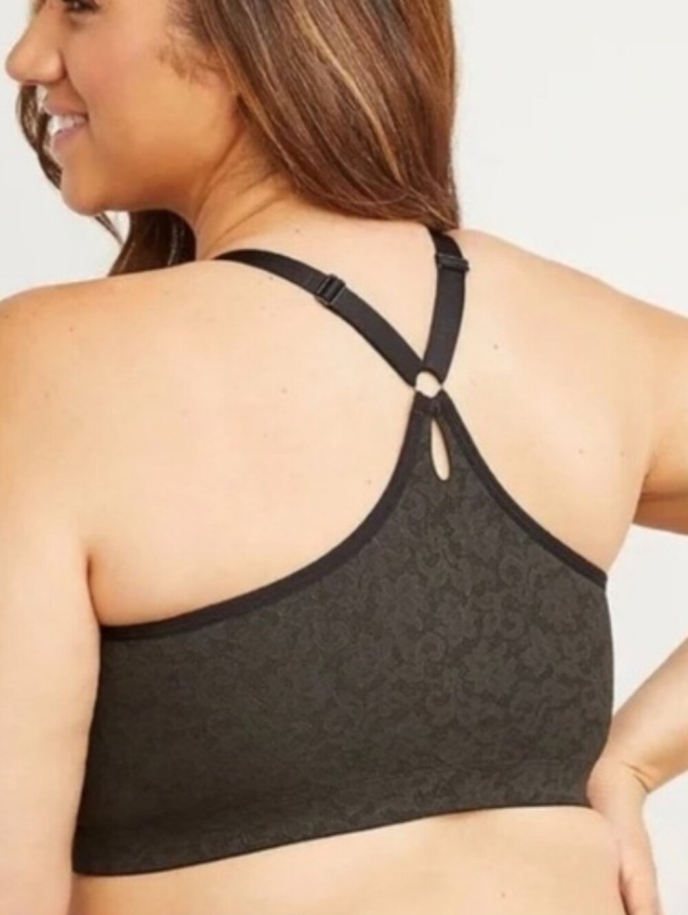 Unlined Full Coverage Front Closure Bra - Picture 2 of 7